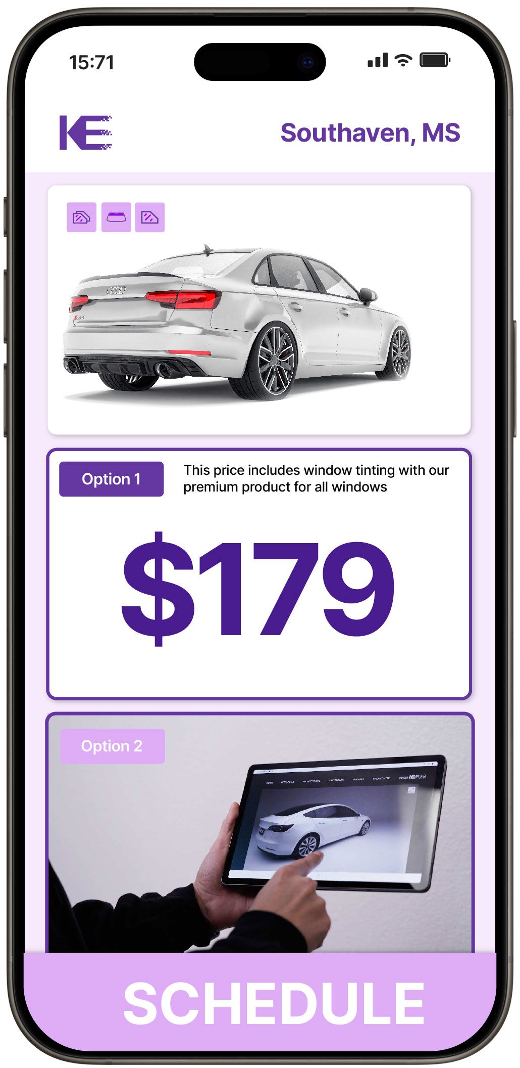 View Reasonable Car Window Tinting Prices in Southaven, Mississippi