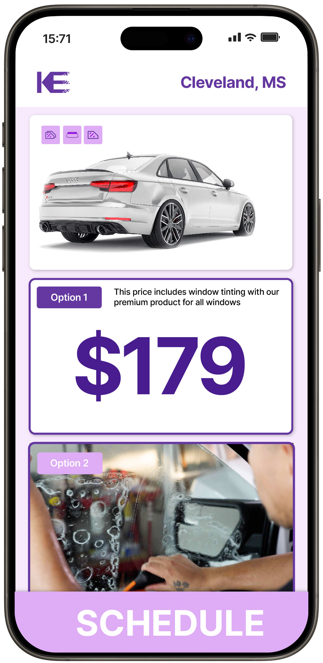 View Affordable Car Window Tinting Prices in Cleveland, Mississippi