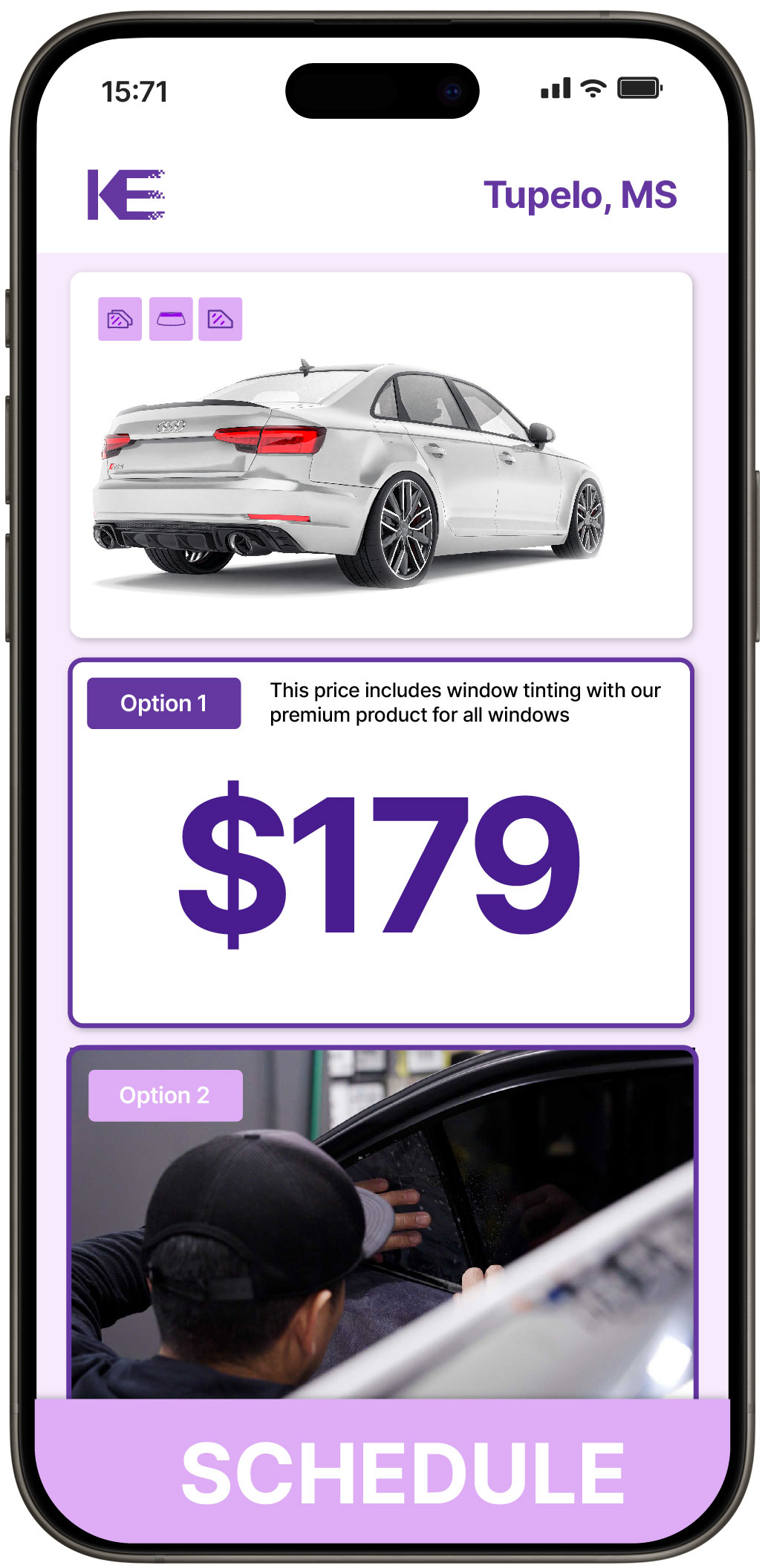 View Competitive Car Window Tinting Prices in Tupelo, Mississippi