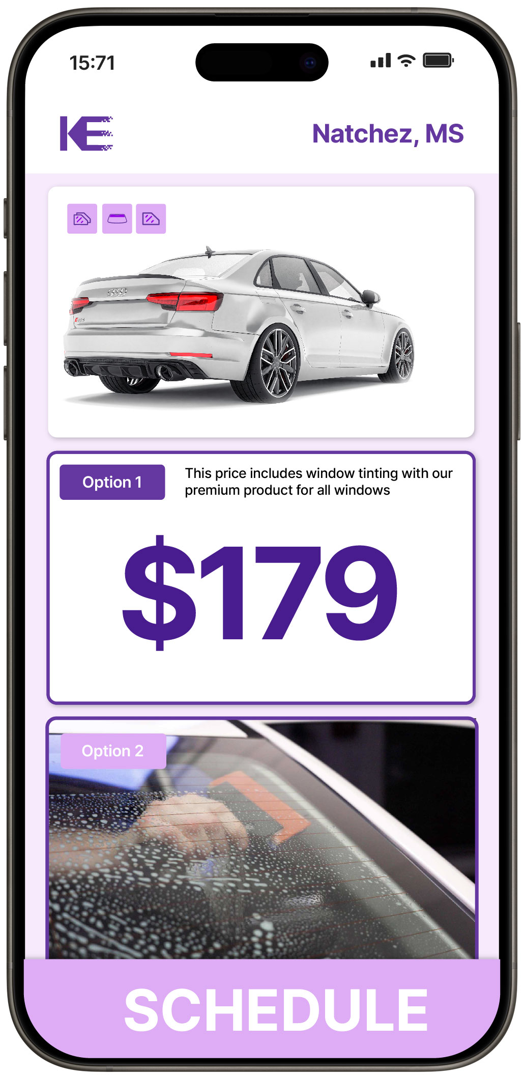 View Affordable Car Window Tinting Prices in Natchez, Mississippi