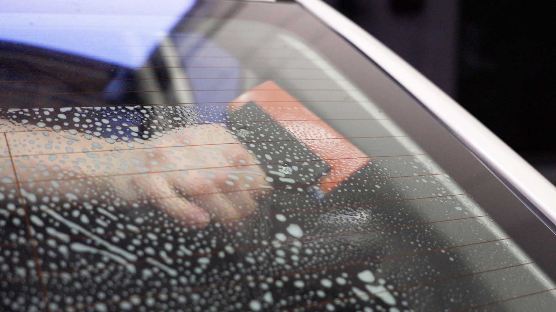 Professional Car Glass Tinting preparation in Bay City