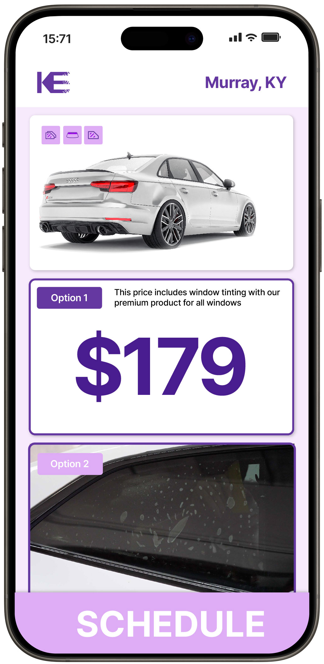 View Competitive Car Window Tinting Prices in Murray, Kentucky