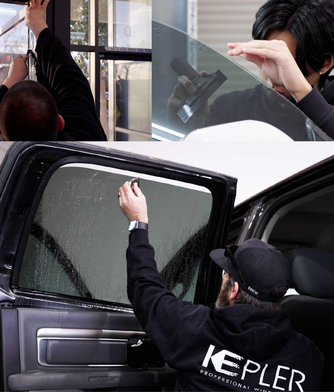 Kepler Window Tinting Specialists at Work in Dinuba, California