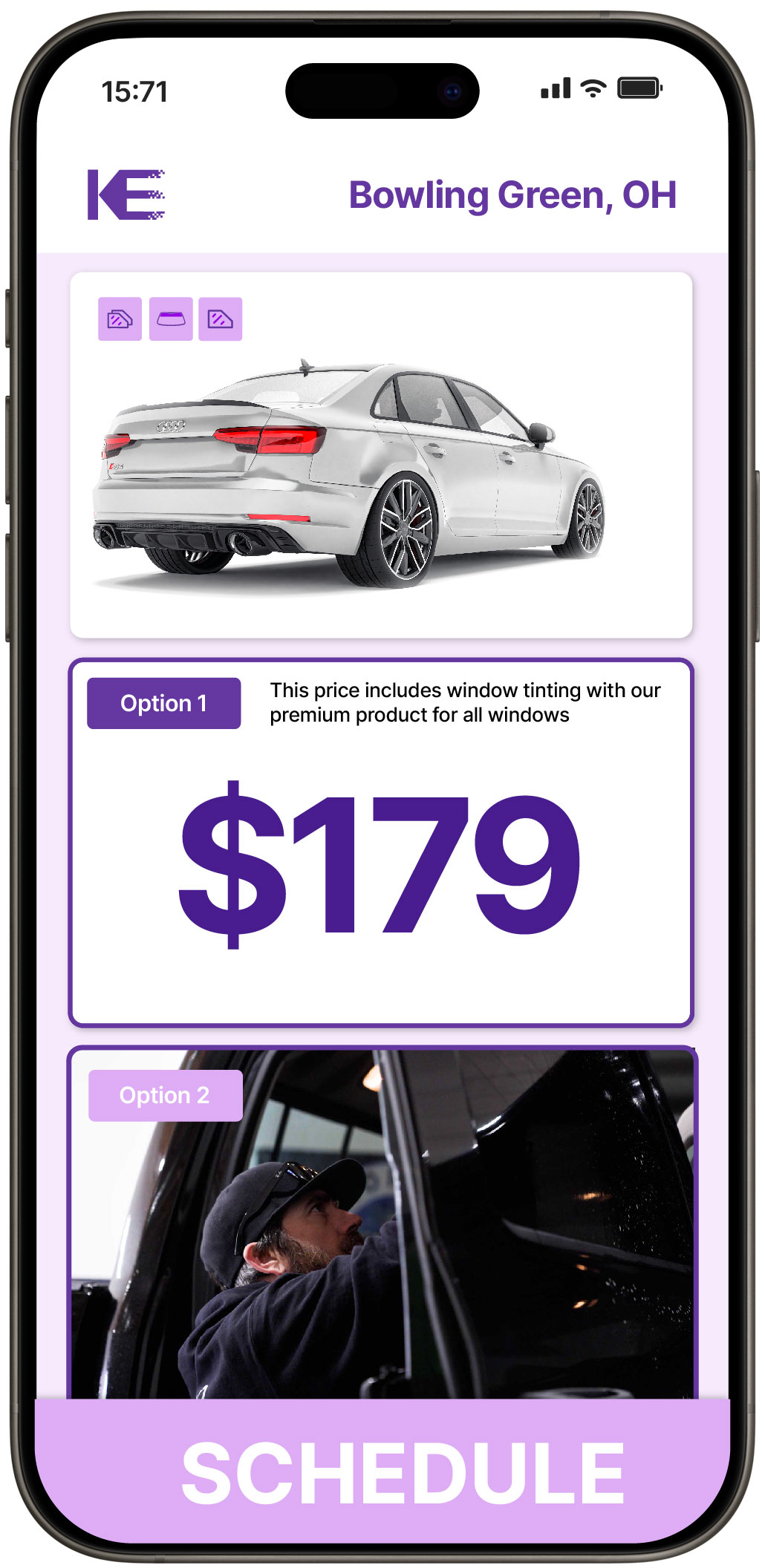 View Competitive Car Window Tinting Prices in Bowling Green, Ohio
