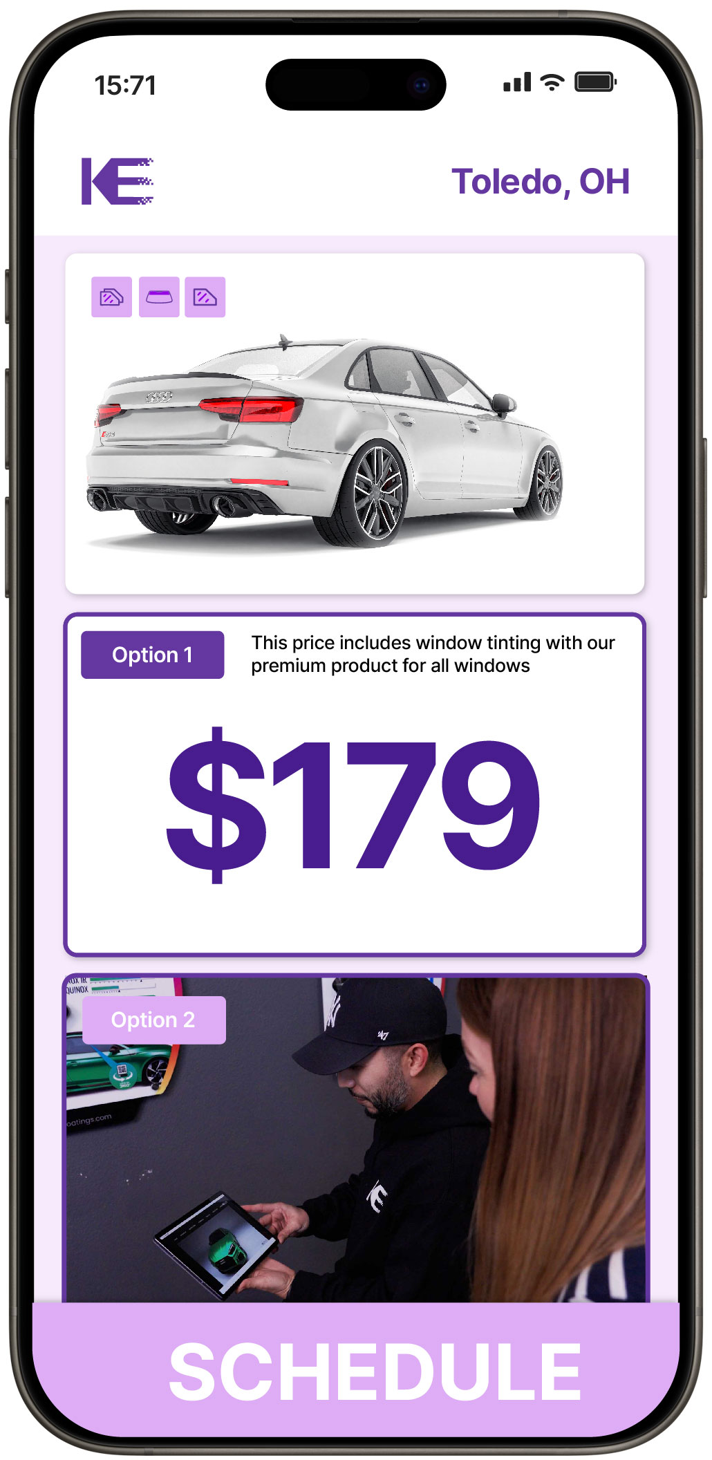 View Reasonable Car Window Tinting Prices in Toledo, Ohio