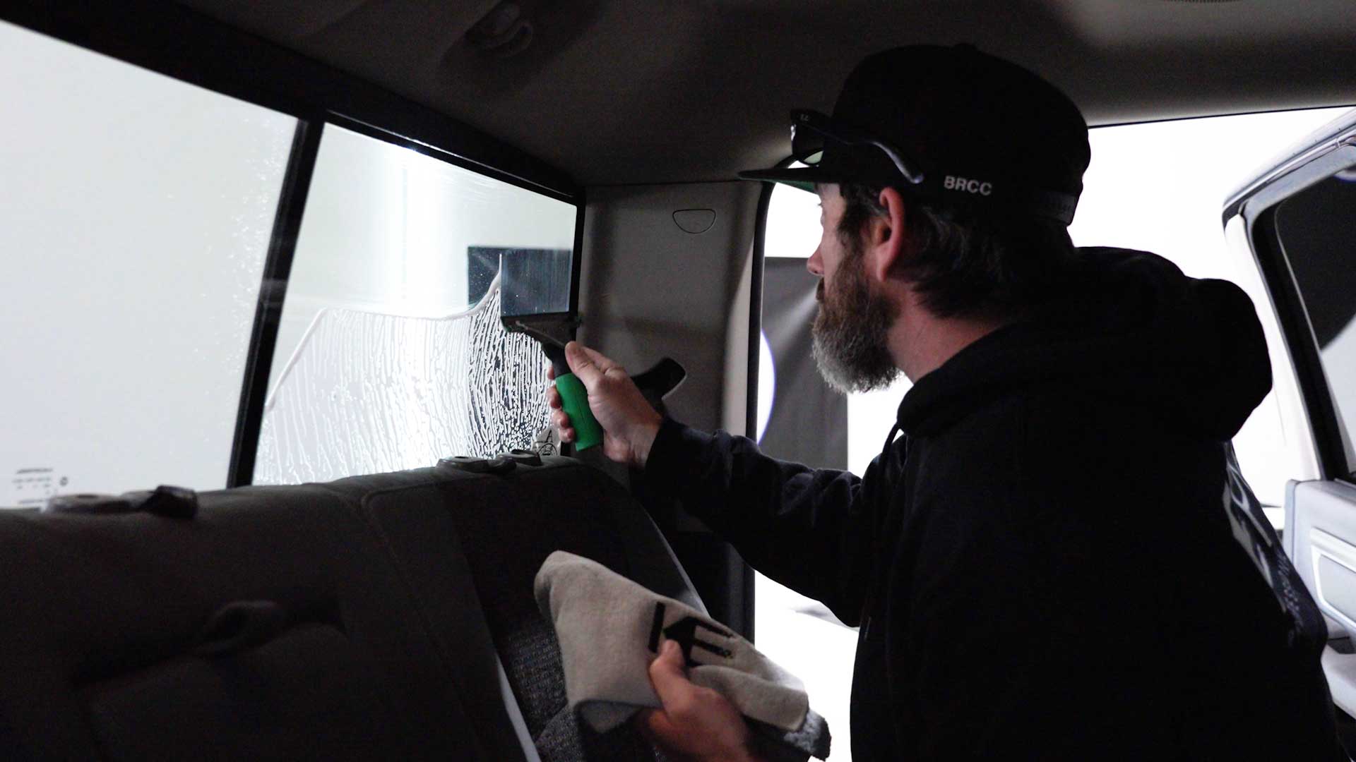 Skilled Vehicle Glass Tint preparation in Cedar Rapids