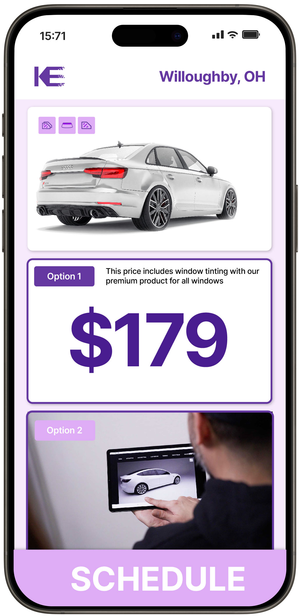 View Reasonable Car Window Tinting Prices in Willoughby, Ohio