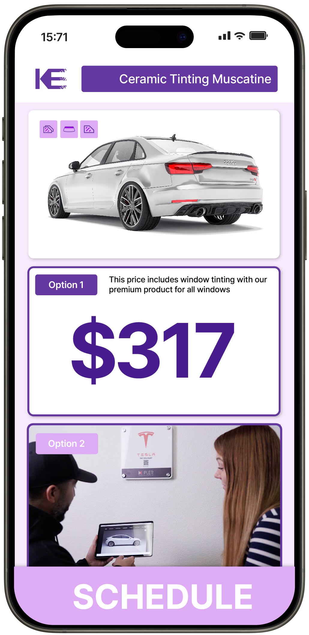 Ceramic Window Tinting Muscatine | Professional Tinting from $249
