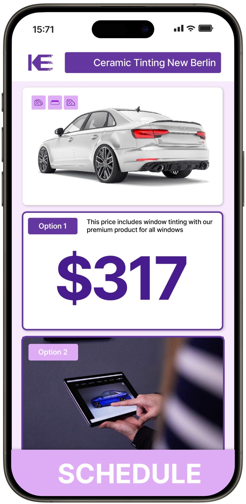 View Competitive Ceramic Window Tinting Prices in New Berlin, Wisconsin
