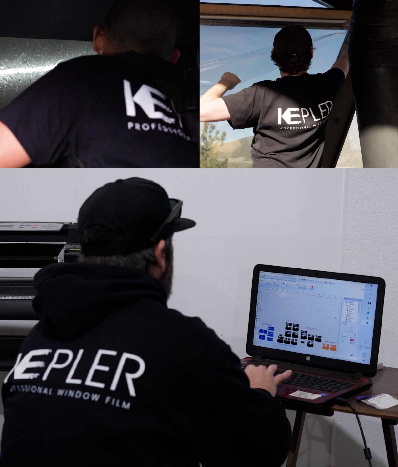 Ceramic Window Tinting Expert Cutting Film in Sun Prairie, Wisconsin
