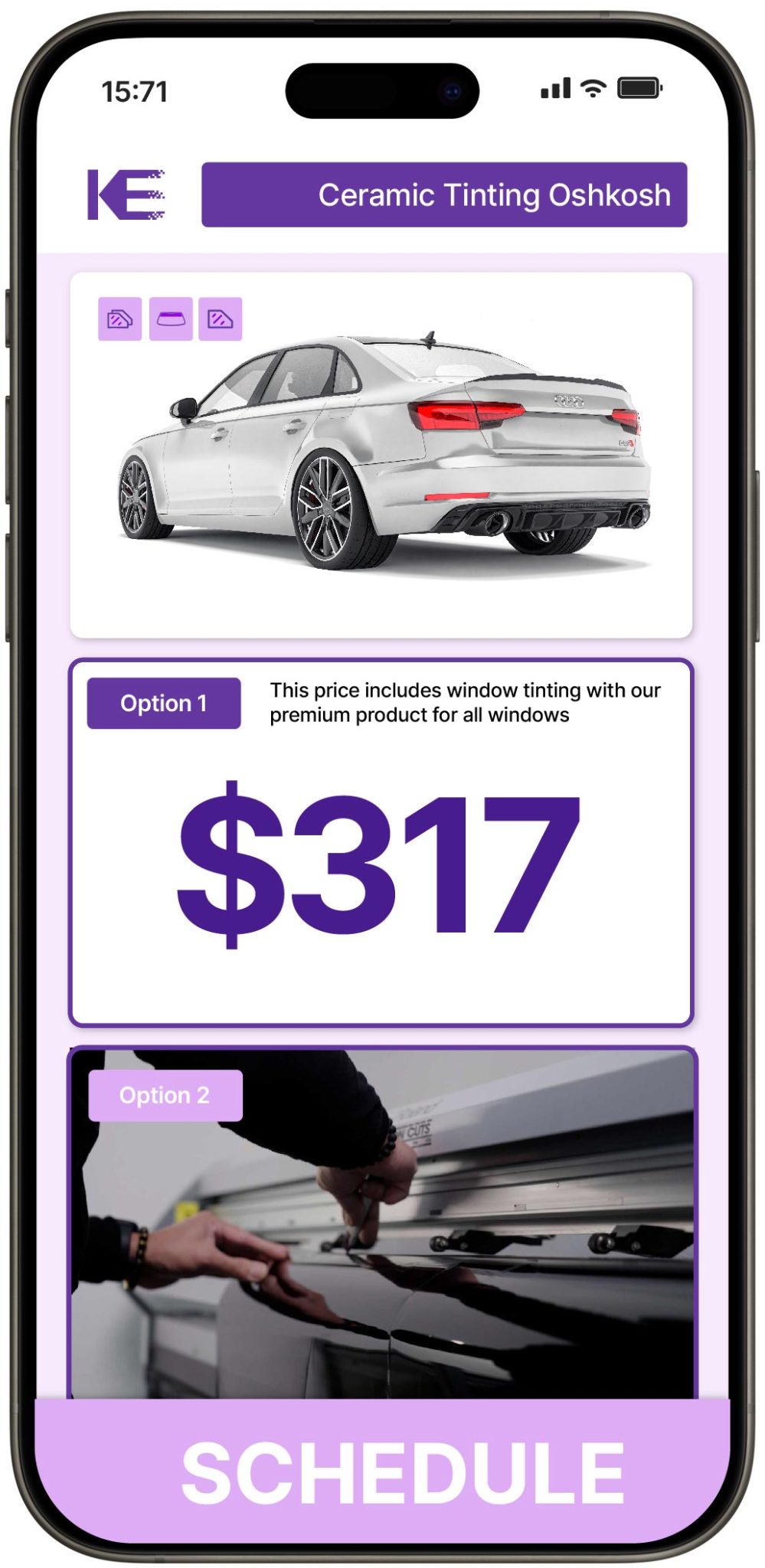 View Affordable Ceramic Window Tinting Prices in Oshkosh, Wisconsin