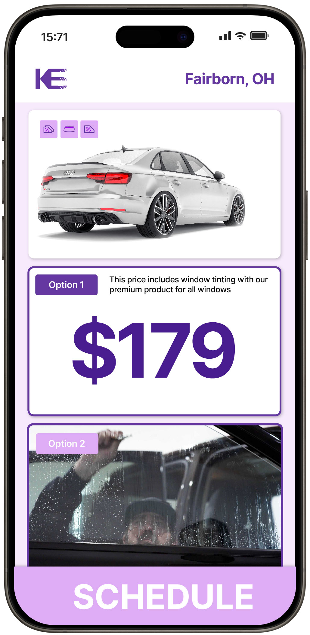 View Competitive Car Window Tinting Prices in Fairborn, Ohio