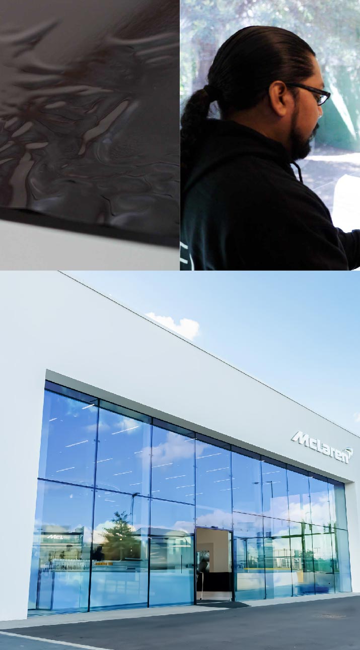 Kepler Automotive Shop Front Tinted with Window Film in Alamo, California
