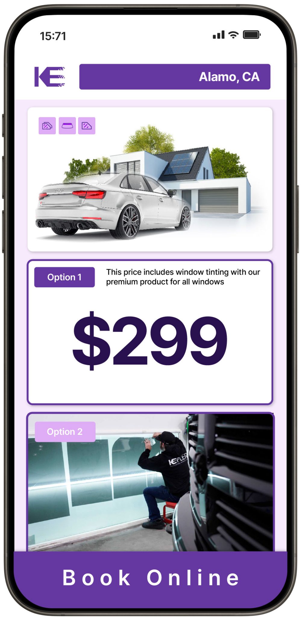 View Competitive Window Tinting Prices in Alamo, California