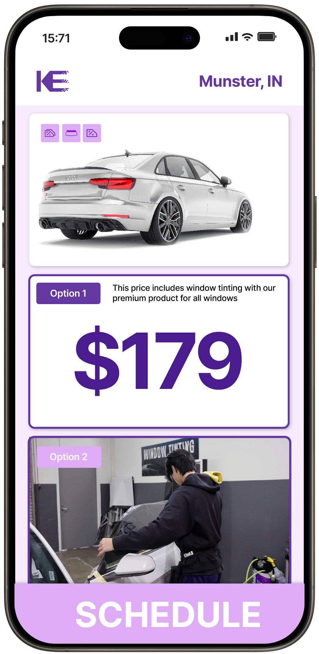 View Affordable Car Window Tinting Prices in Munster, Indiana