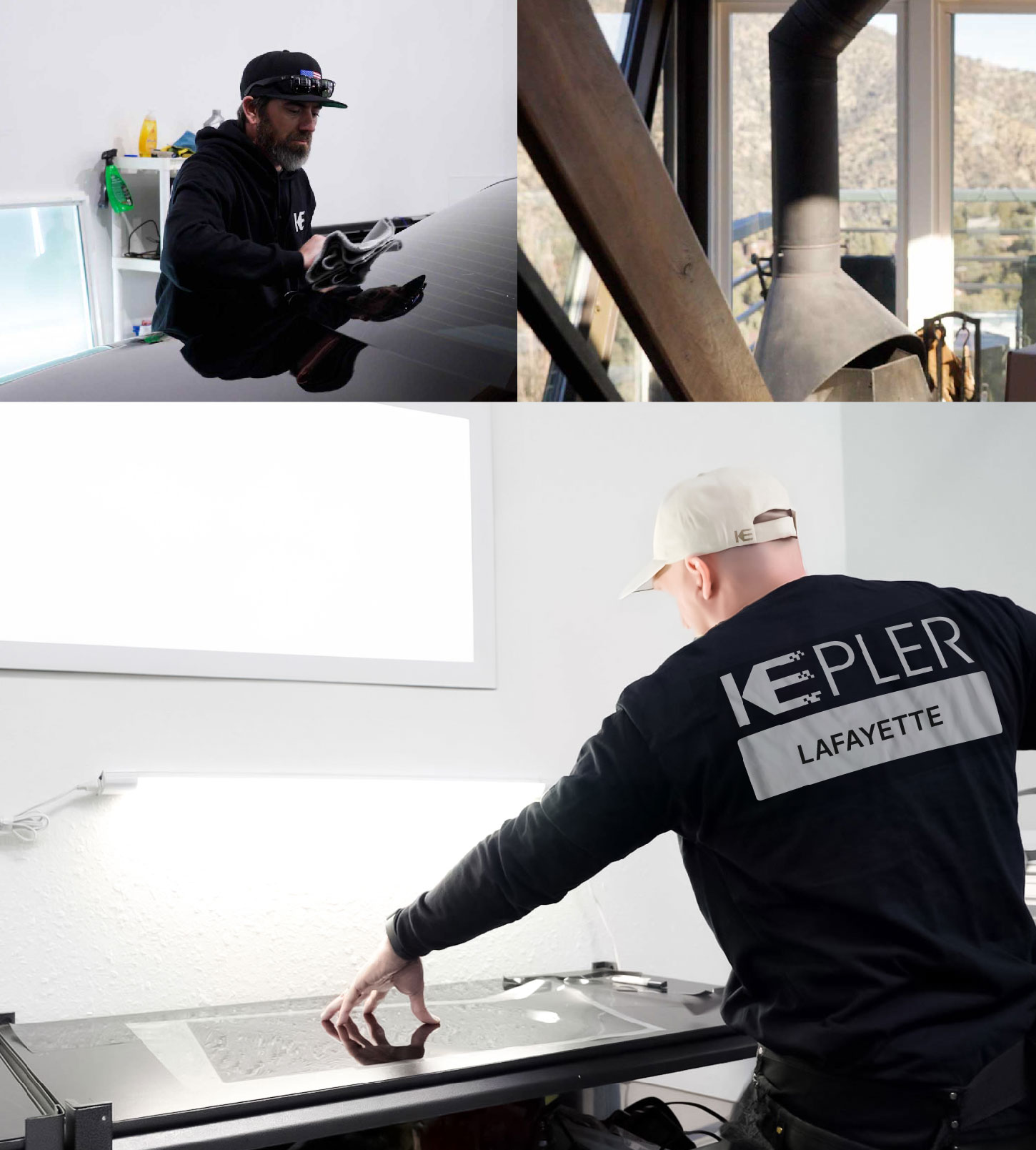 Window Tinting Specialist Cutting Film in Lafayette, California