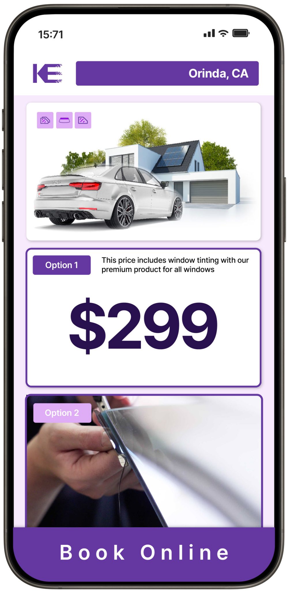 View Competitive Window Tinting Prices in Orinda, California