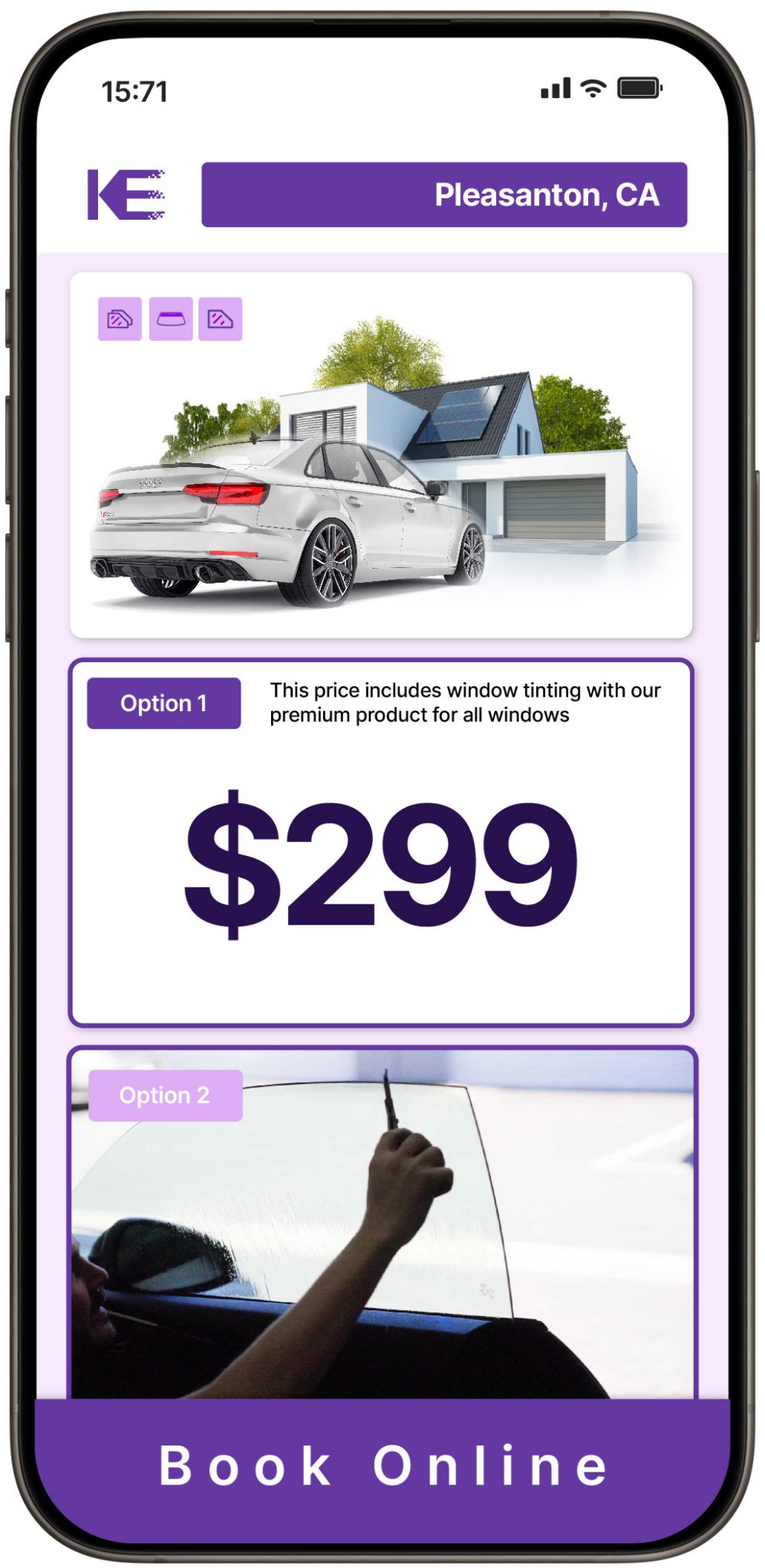 View Competitive Window Tinting Prices in Pleasanton, California