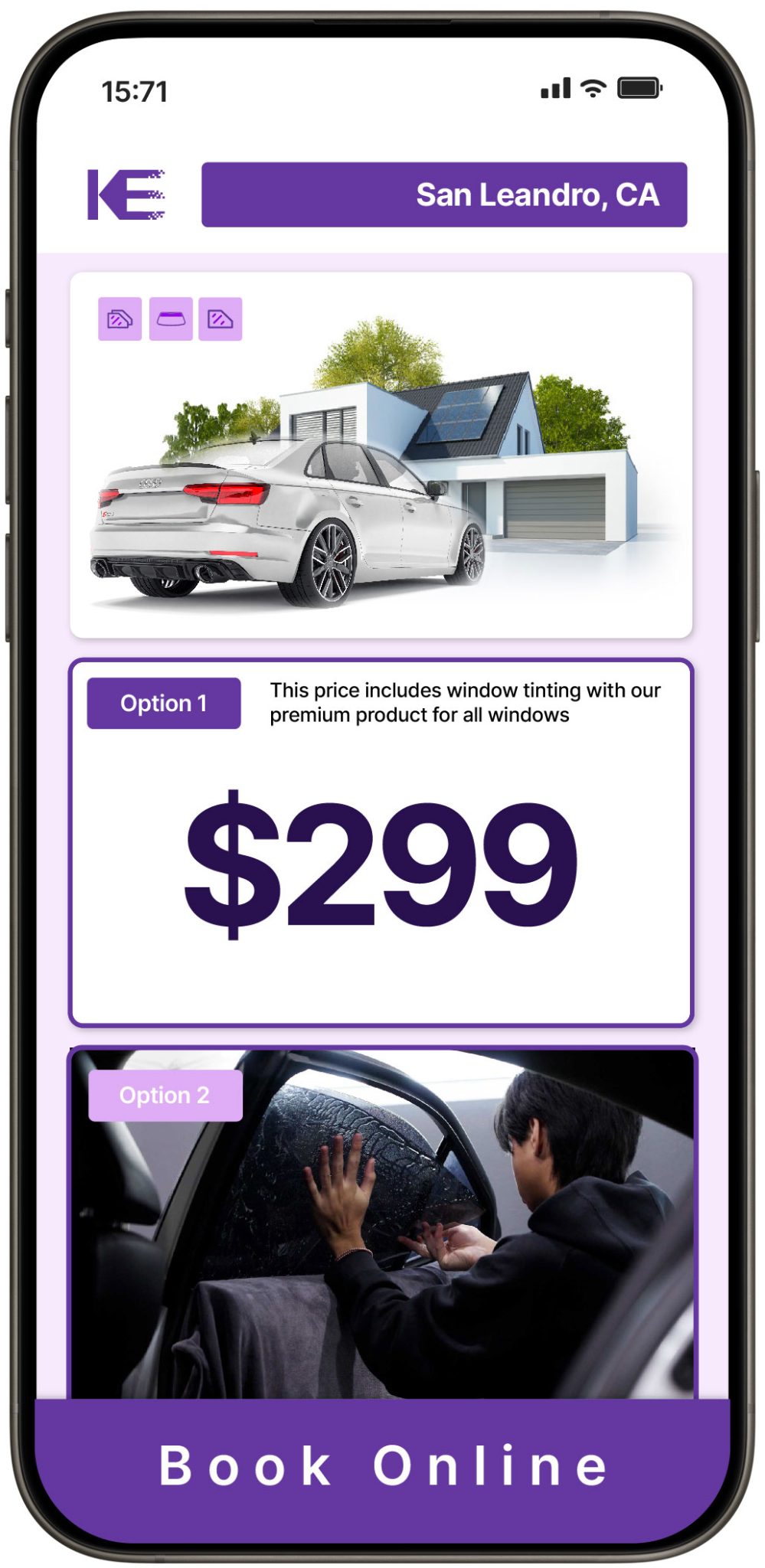 View Competitive Window Tinting Prices in San Leandro, California