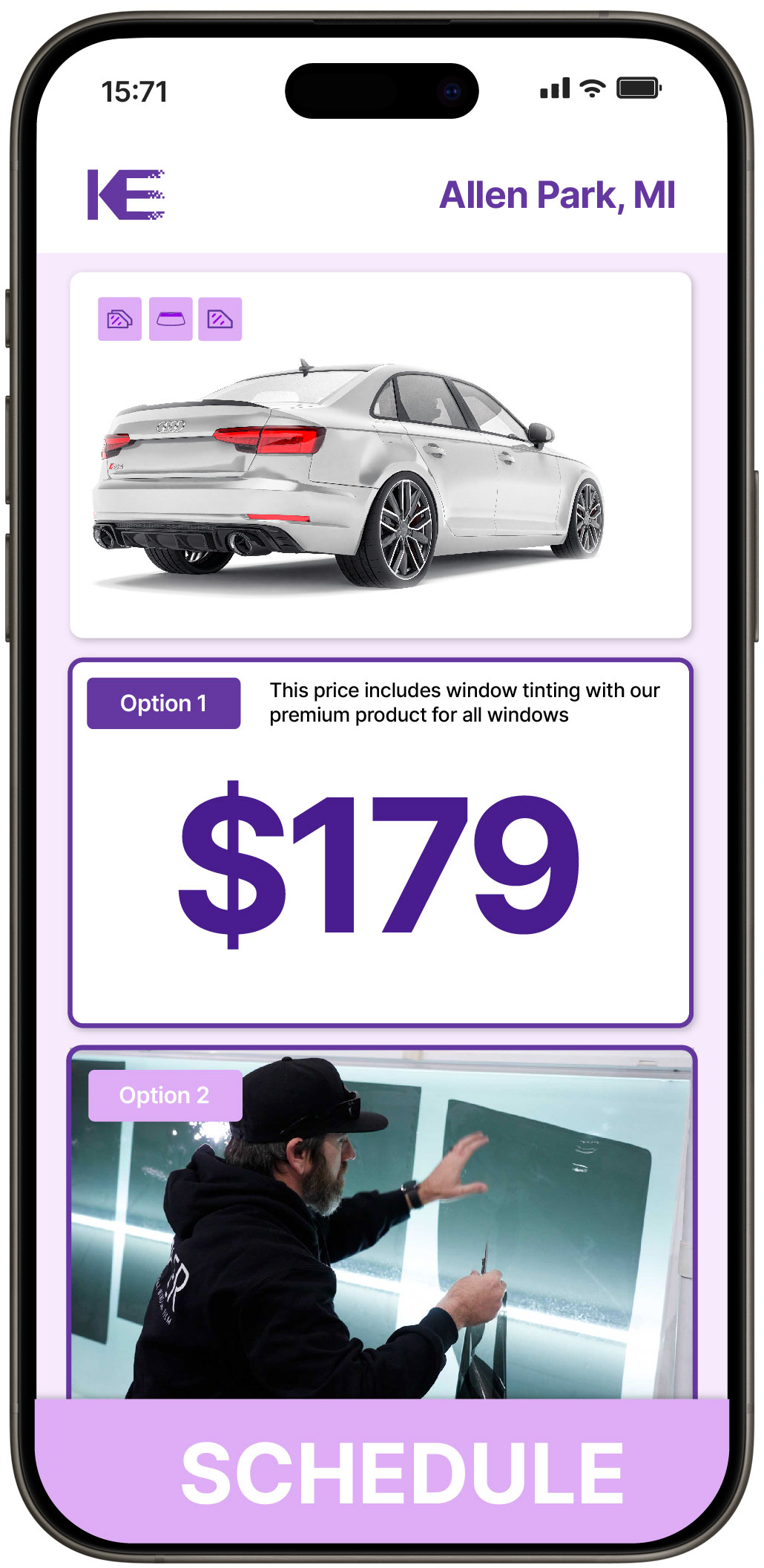 View Competitive Car Window Tinting Prices in Allen Park, Michigan