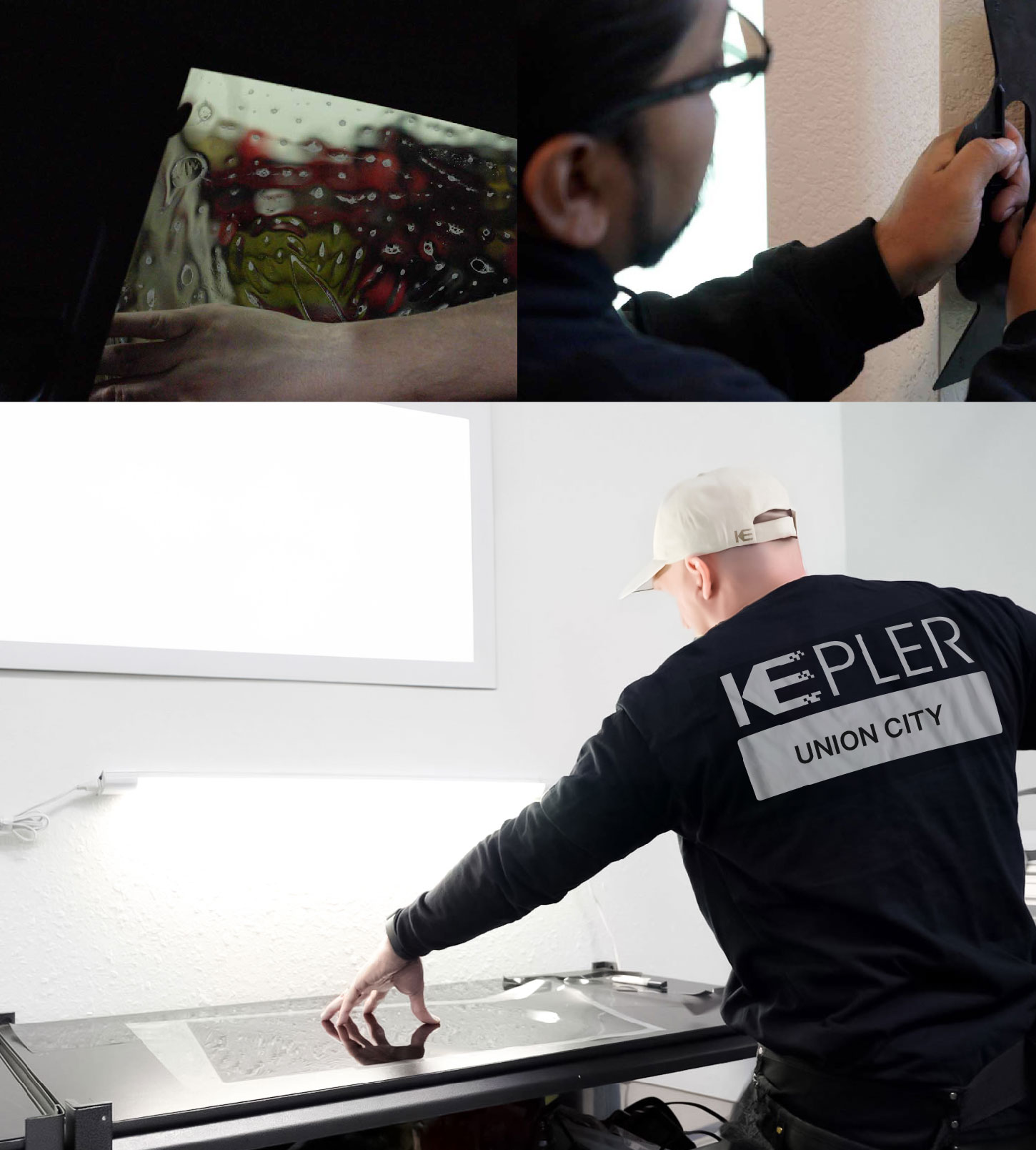 Window Tinting Specialist Cutting Film in Union City, California