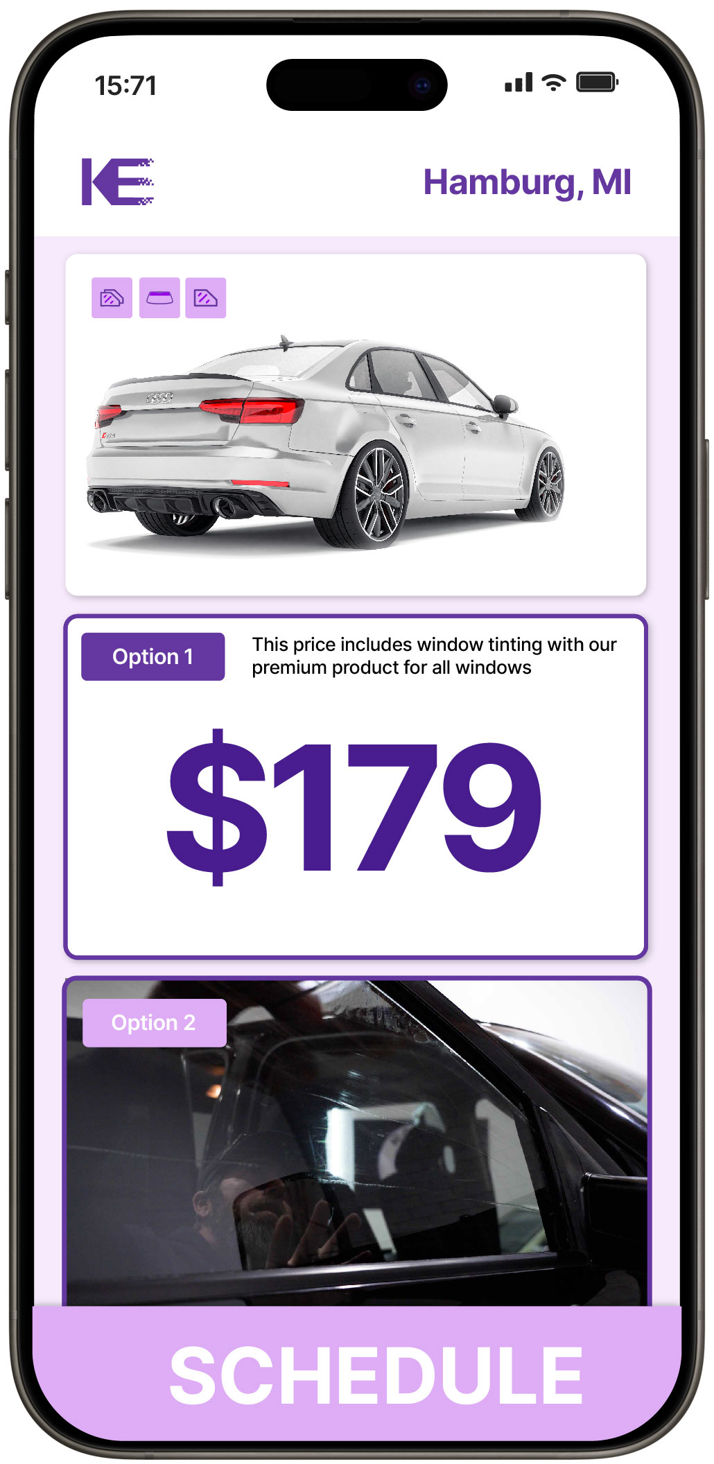 View Competitive Car Window Tinting Prices in Hamburg, Michigan