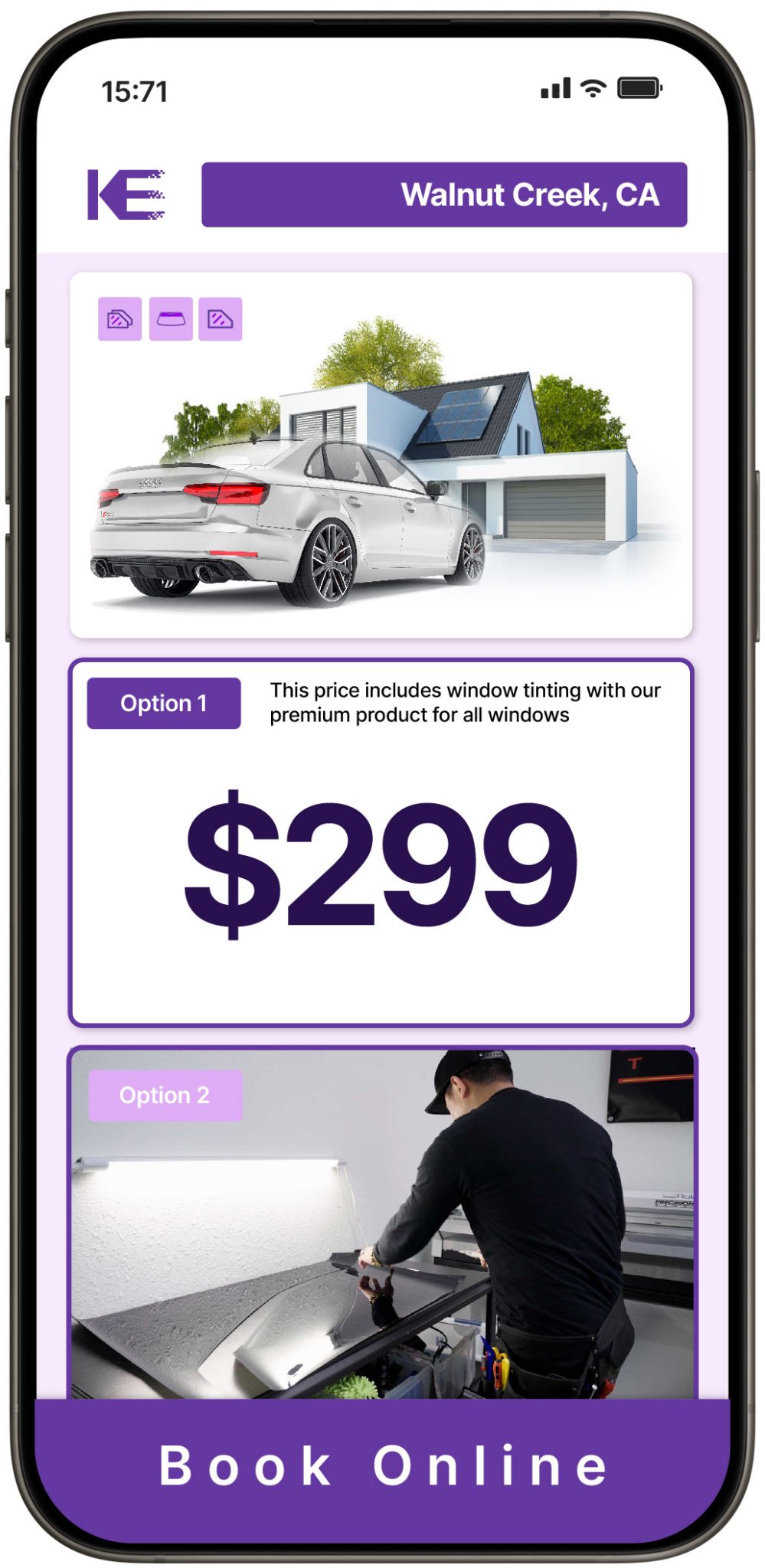 View Competitive Window Tinting Prices in Walnut Creek, California