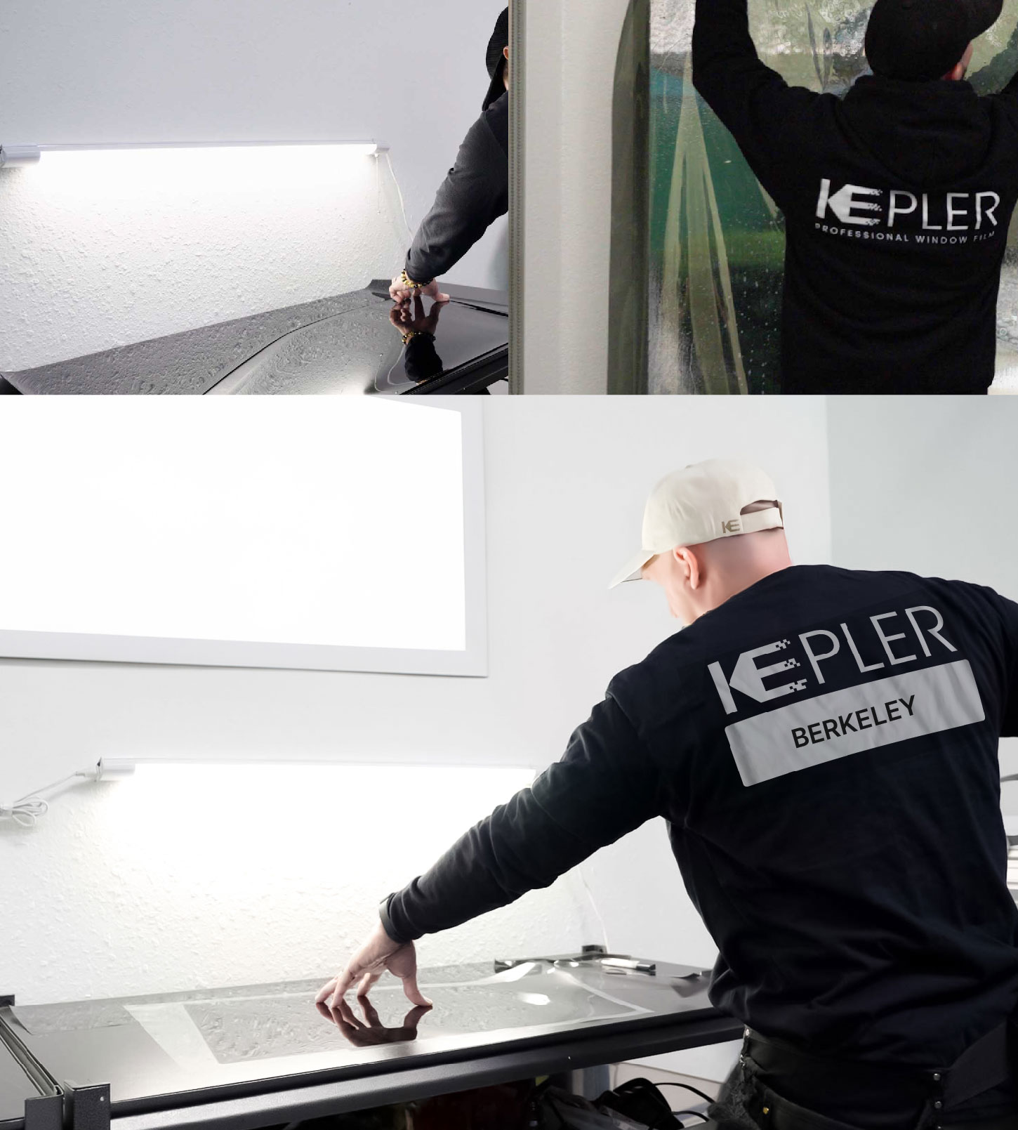 Window Tinting Specialist Cutting Film in Berkeley, California
