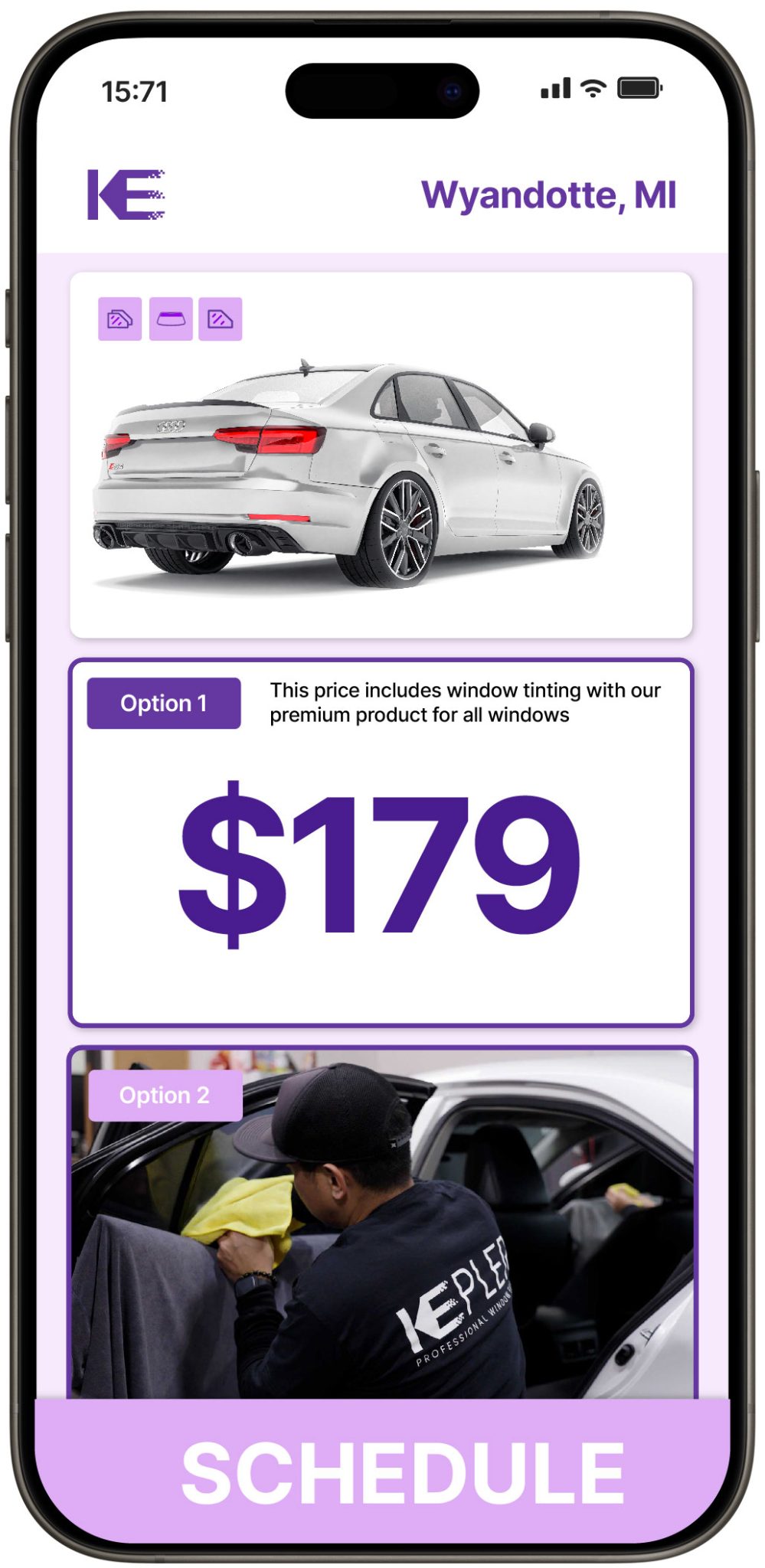 View Reasonable Car Window Tinting Costs in Wyandotte, Michigan