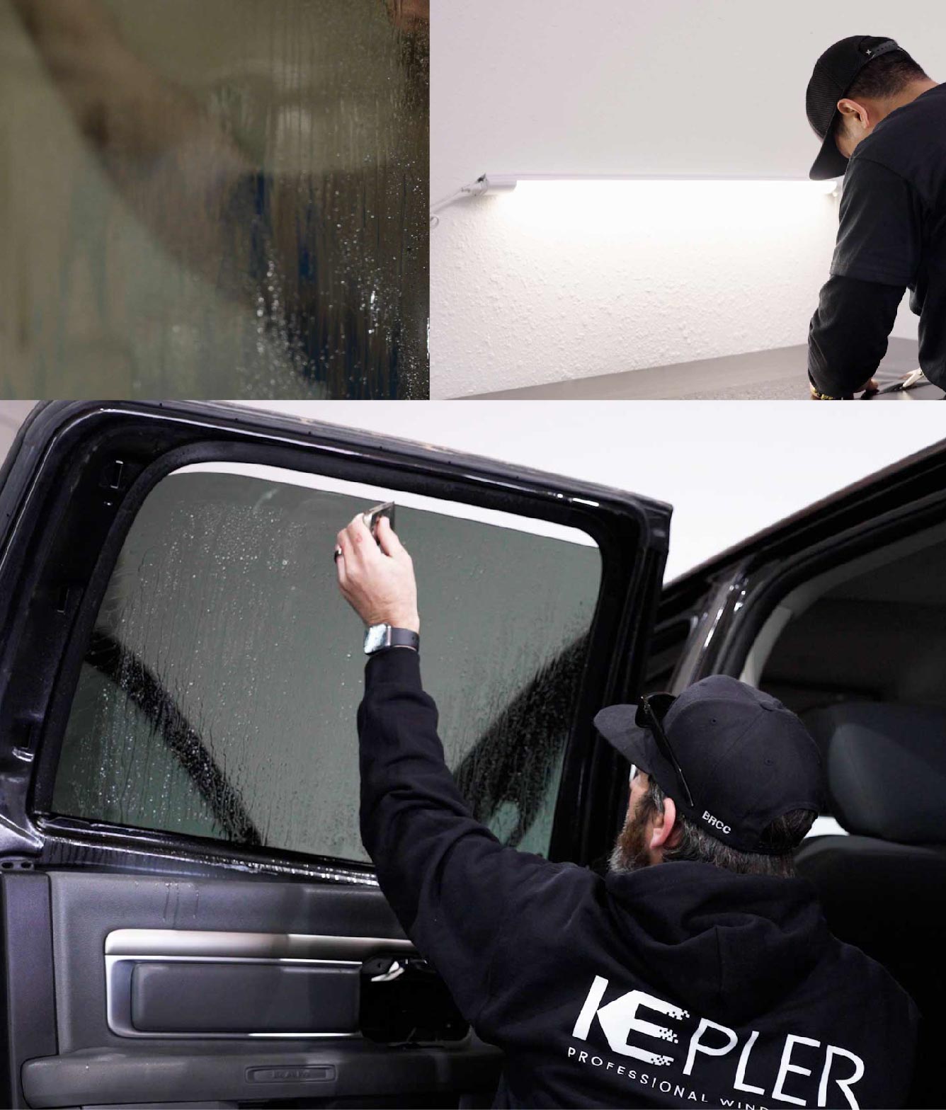 Kepler Window Tinting Specialists at Work in Morgan Hill, California