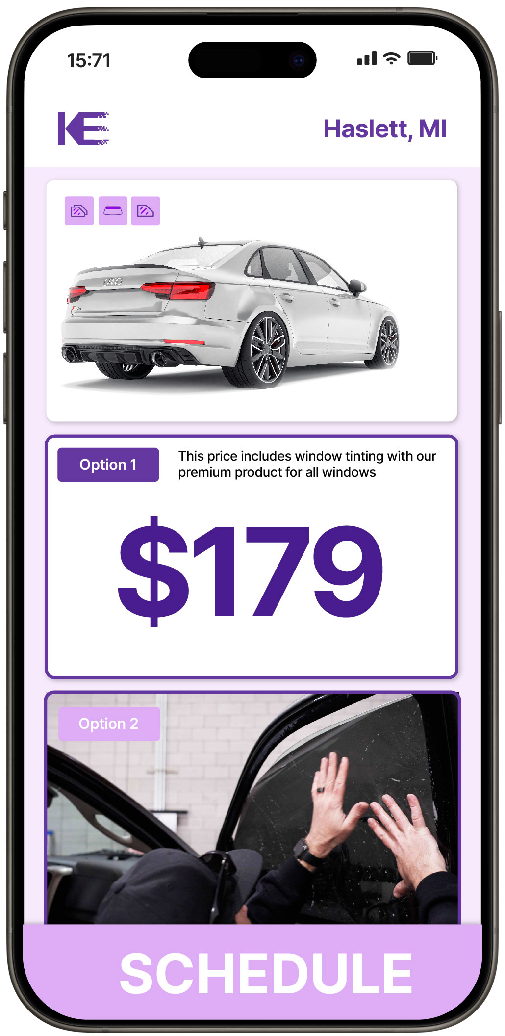 View Affordable Car Window Tinting Prices in Haslett, Michigan