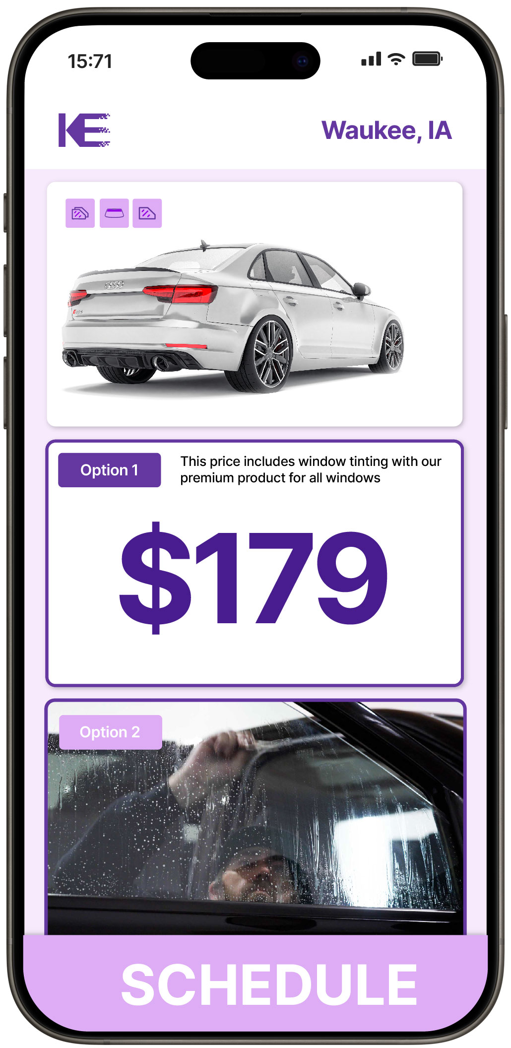 Car Window Tinting Waukee | Professional Tinting from $139
