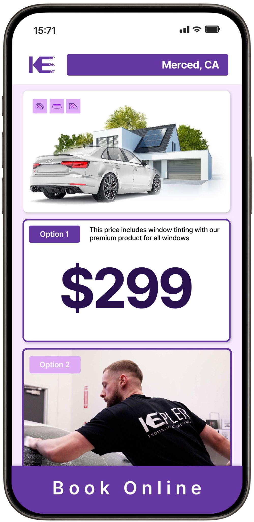 View Competitive Window Tinting Prices in Merced, California