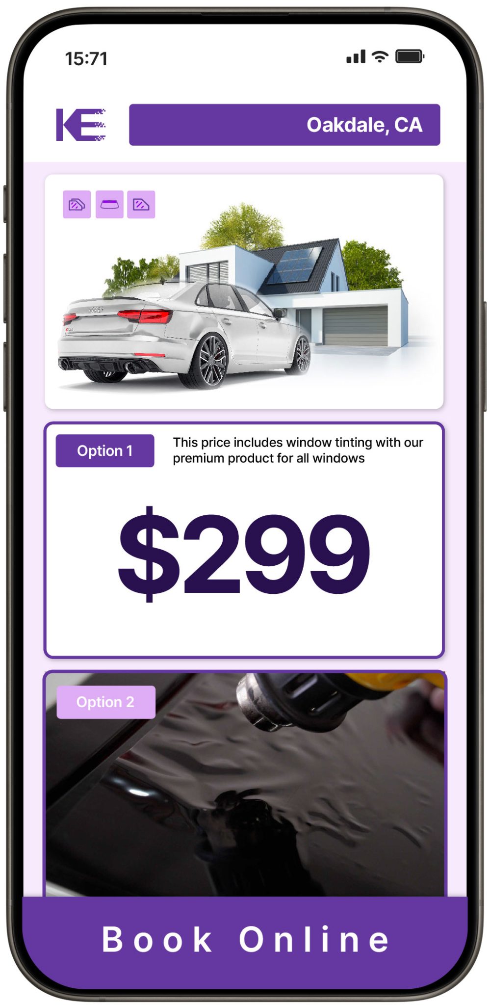 View Competitive Window Tinting Prices in Oakdale, California