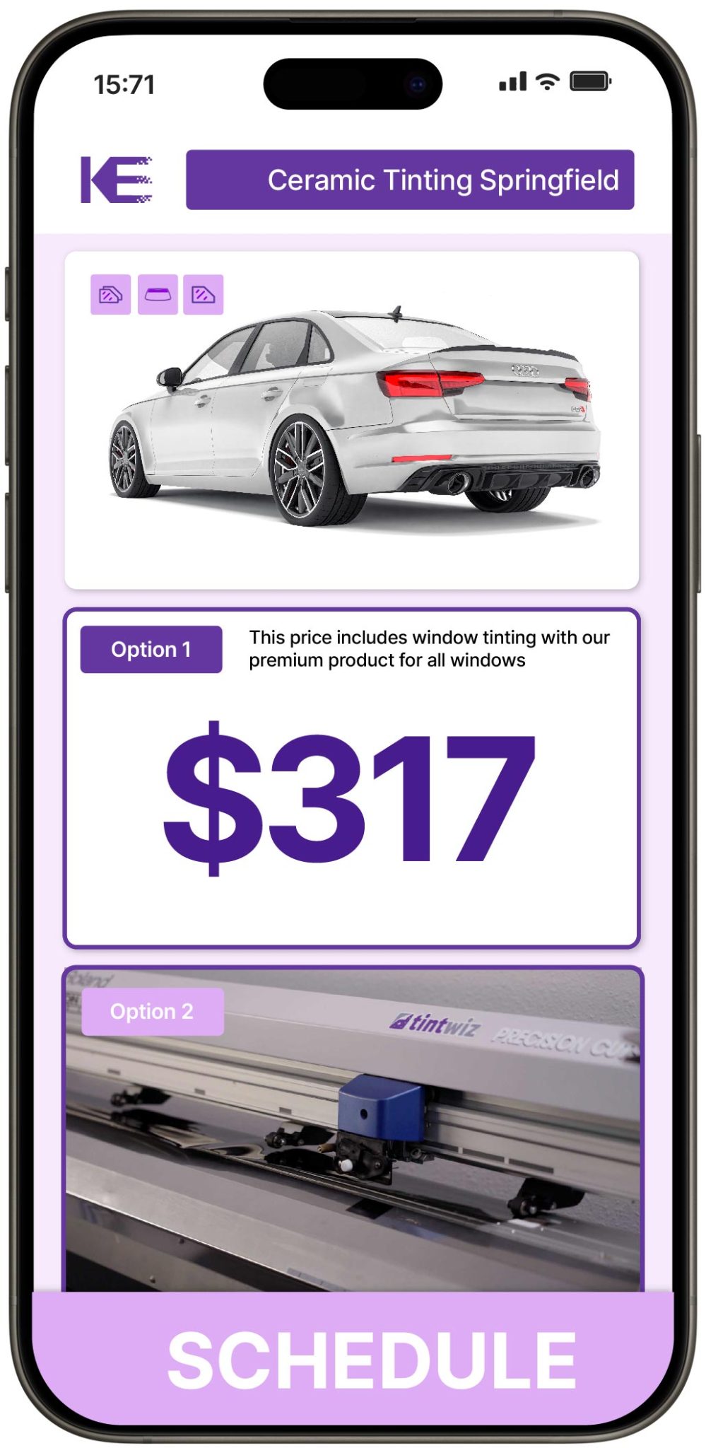 View Competitive Ceramic Window Tinting Prices in Springfield, Illinois