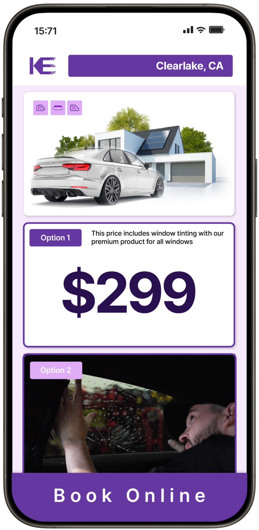 View Competitive Window Tinting Prices in Clearlake, California