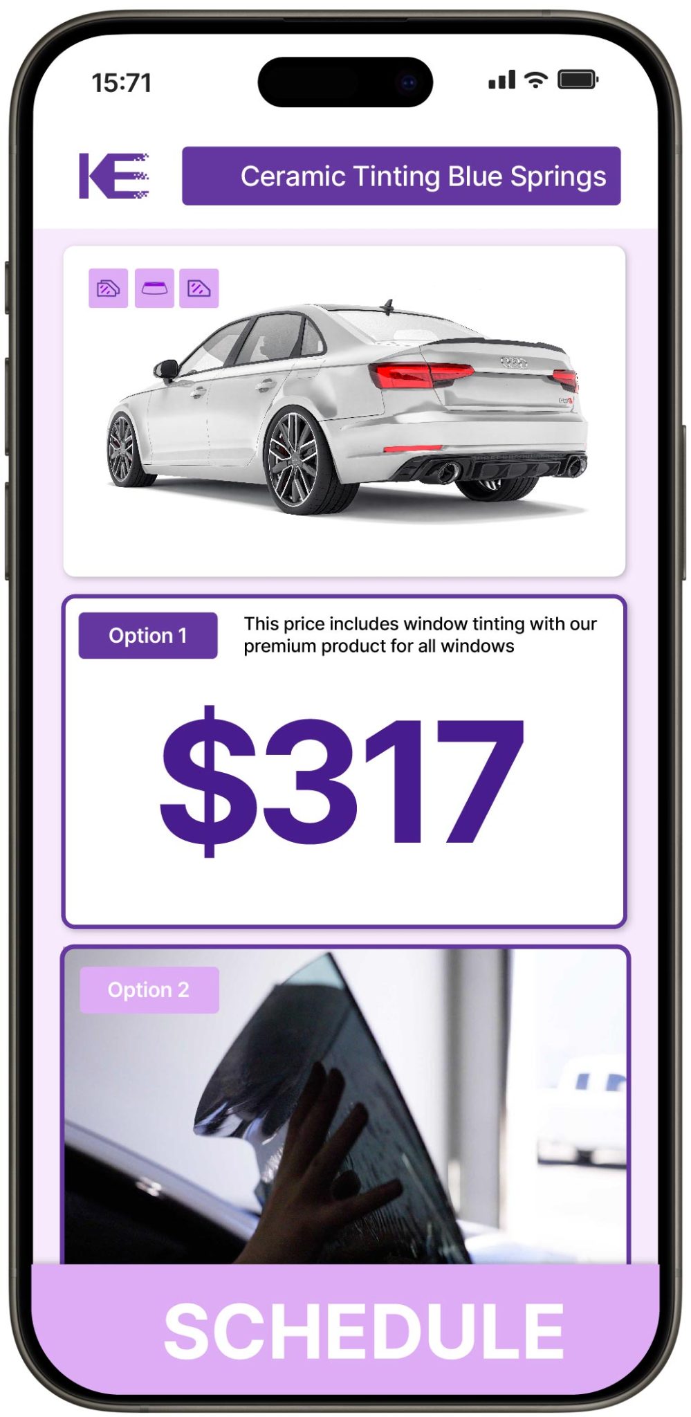 View Competitive Ceramic Window Tinting Prices in Blue Springs, Missouri