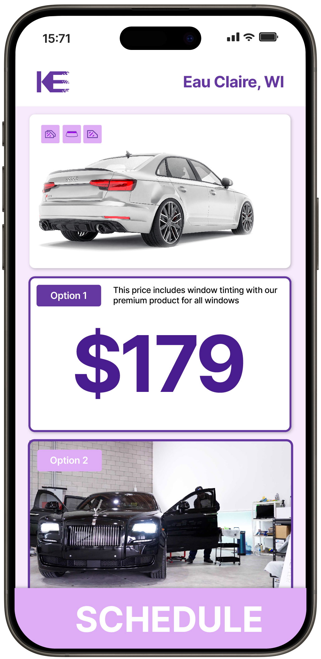 View Affordable Car Window Tinting Prices in Eau Claire, Wisconsin