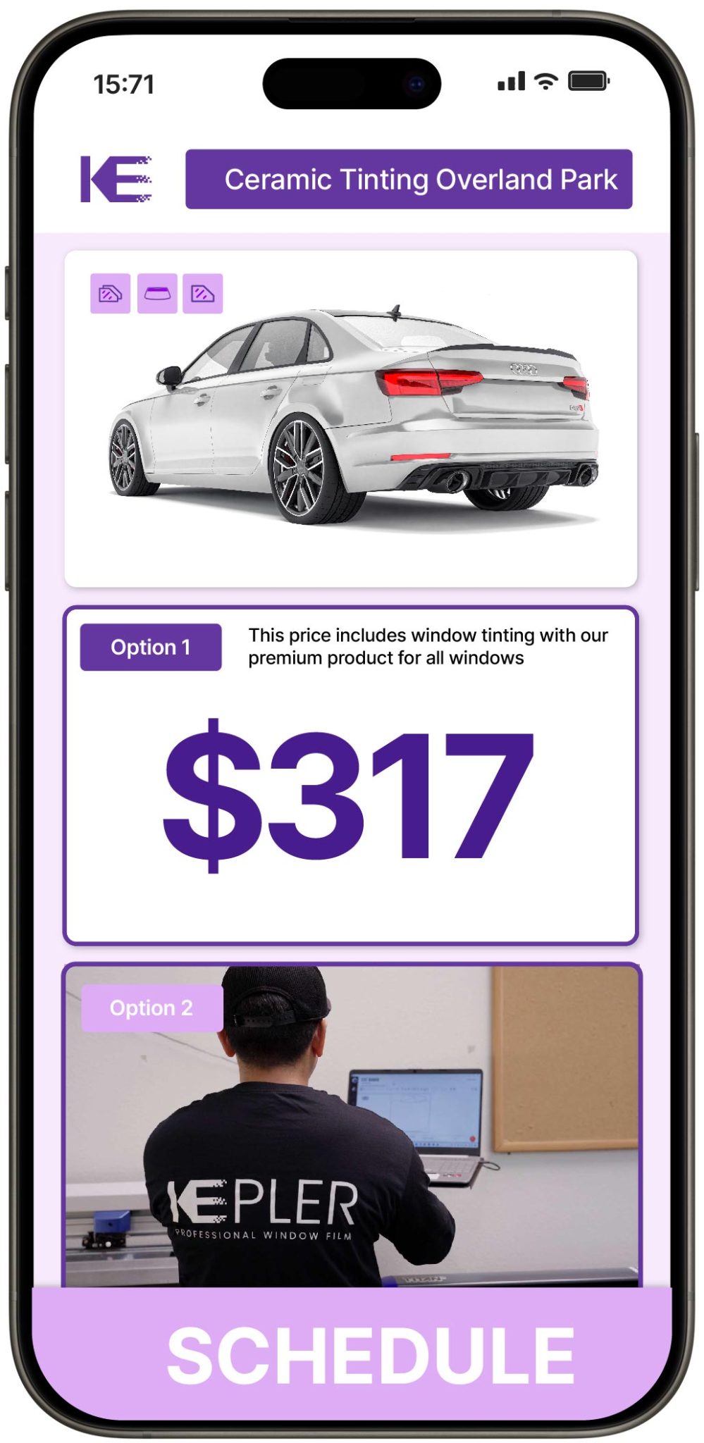 View Affordable Ceramic Window Tinting Prices in Overland Park, Kansas