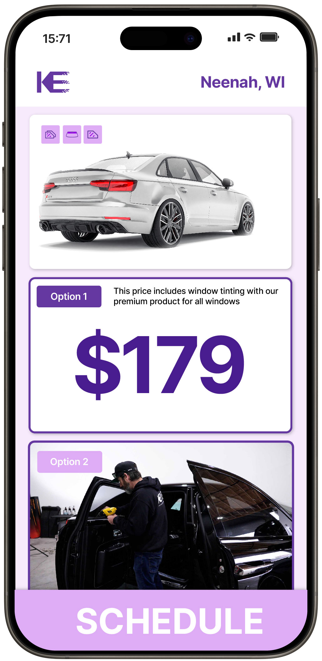 Car Window Tinting Neenah | Professional Tinting from $139