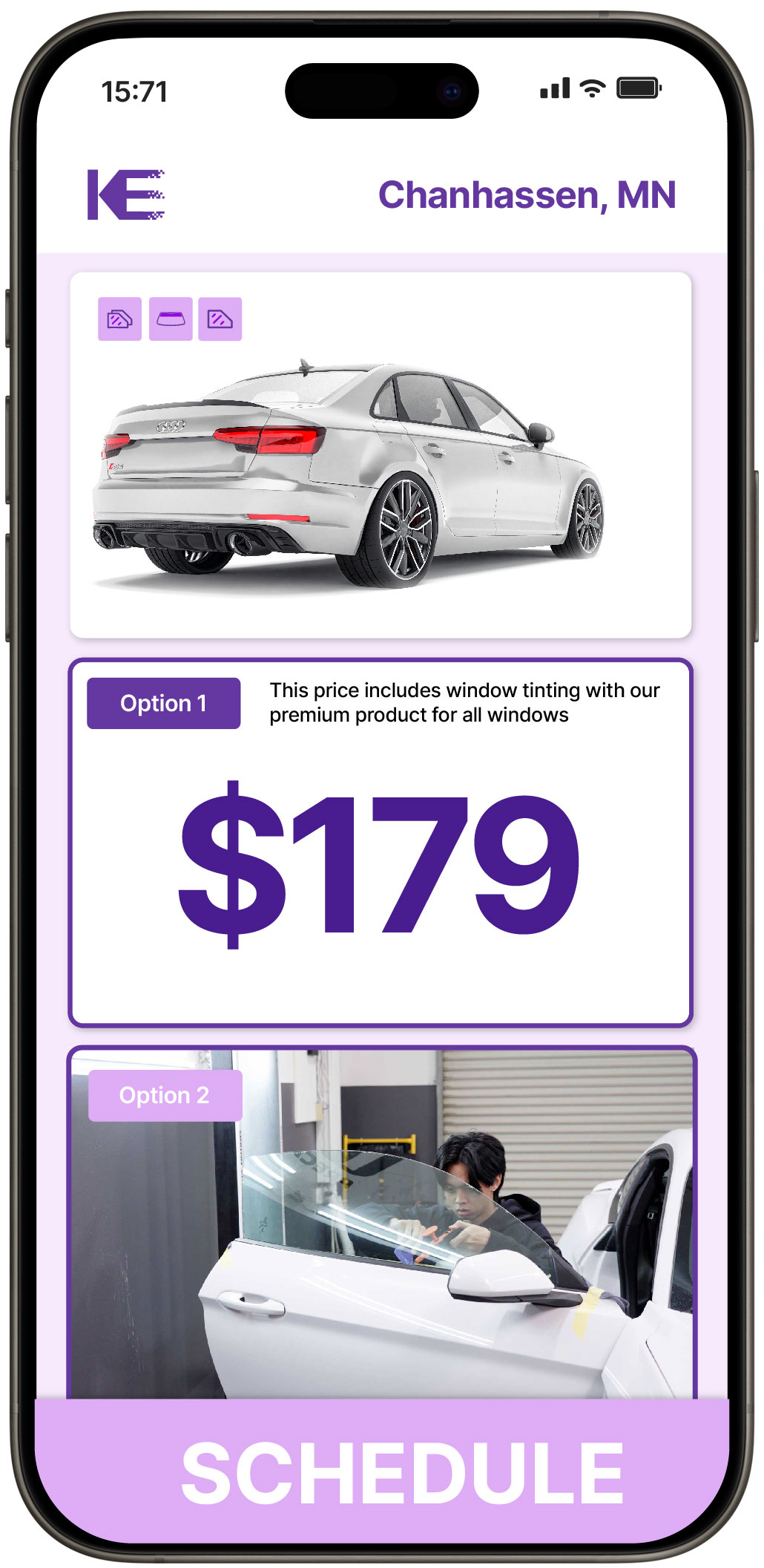 View Competitive Car Window Tinting Prices in Chanhassen, Minnesota