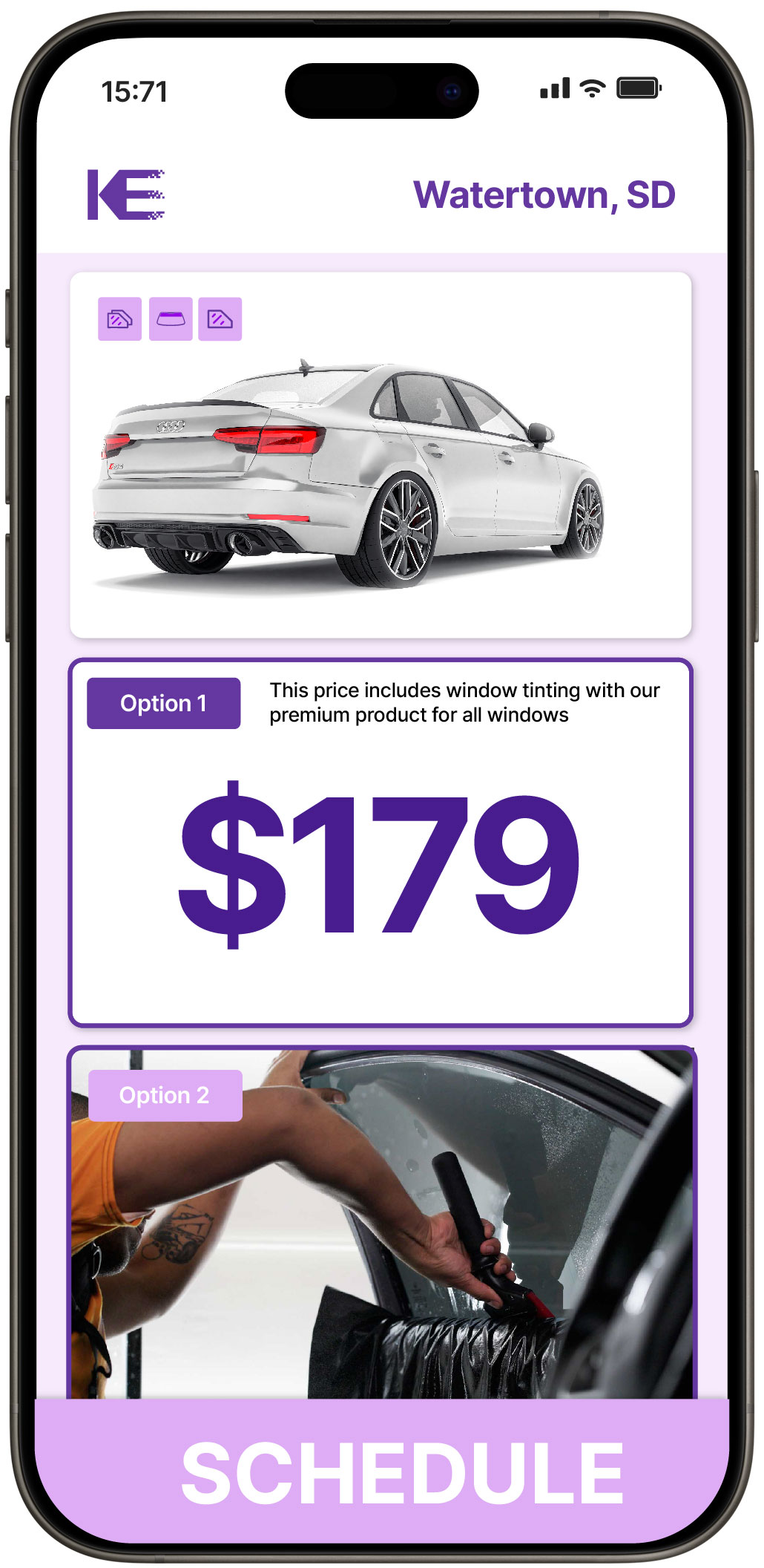 View Reasonable Car Window Tinting Prices in Watertown, South Dakota