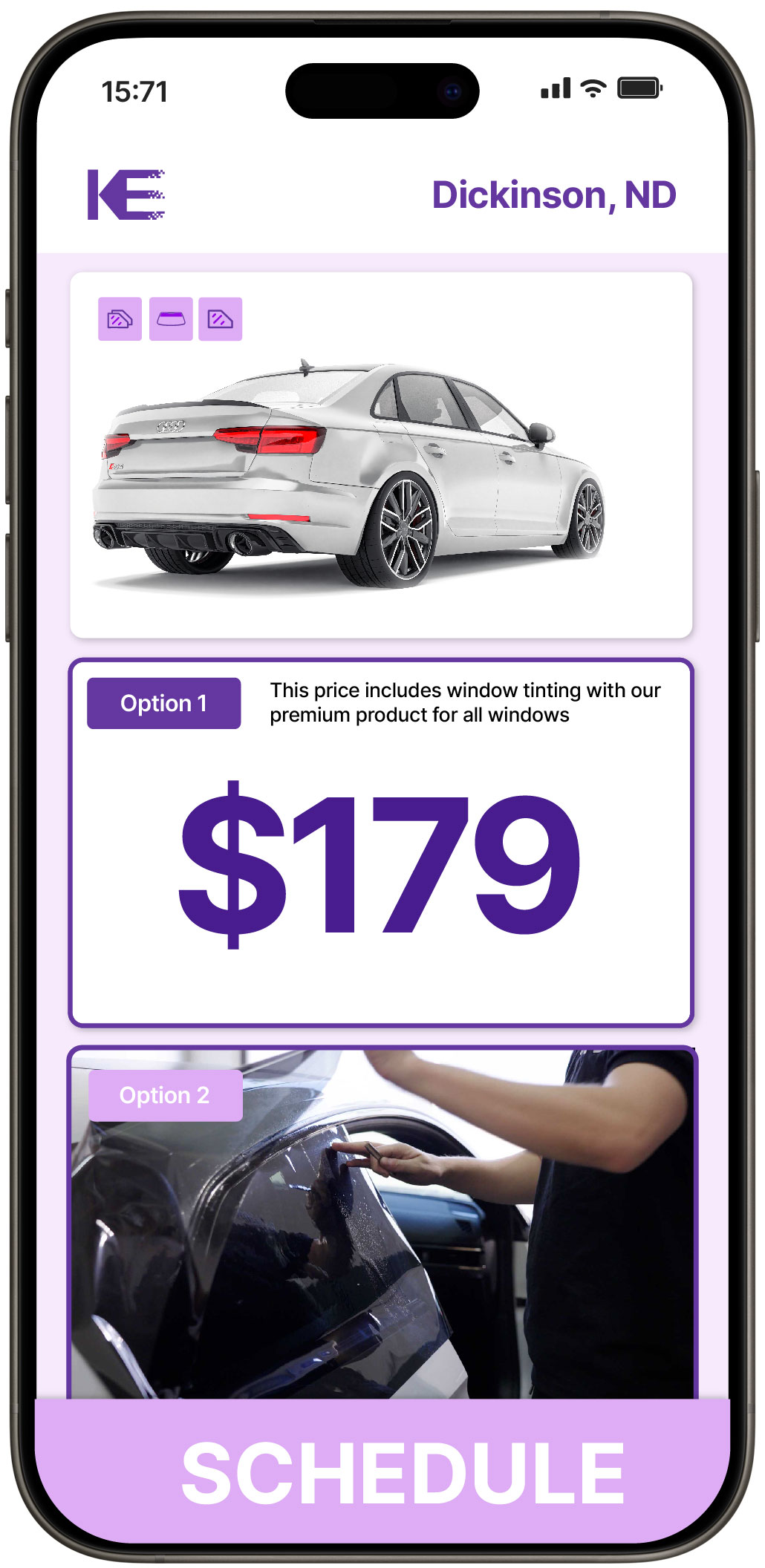 View Affordable Car Window Tinting Prices in Dickinson, North Dakota