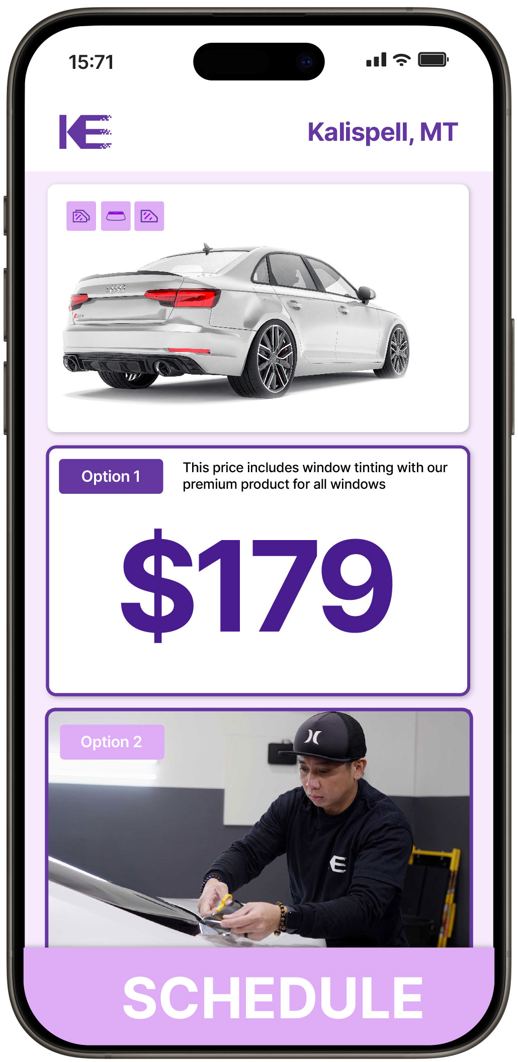 View Competitive Car Window Tinting Prices in Kalispell, Montana