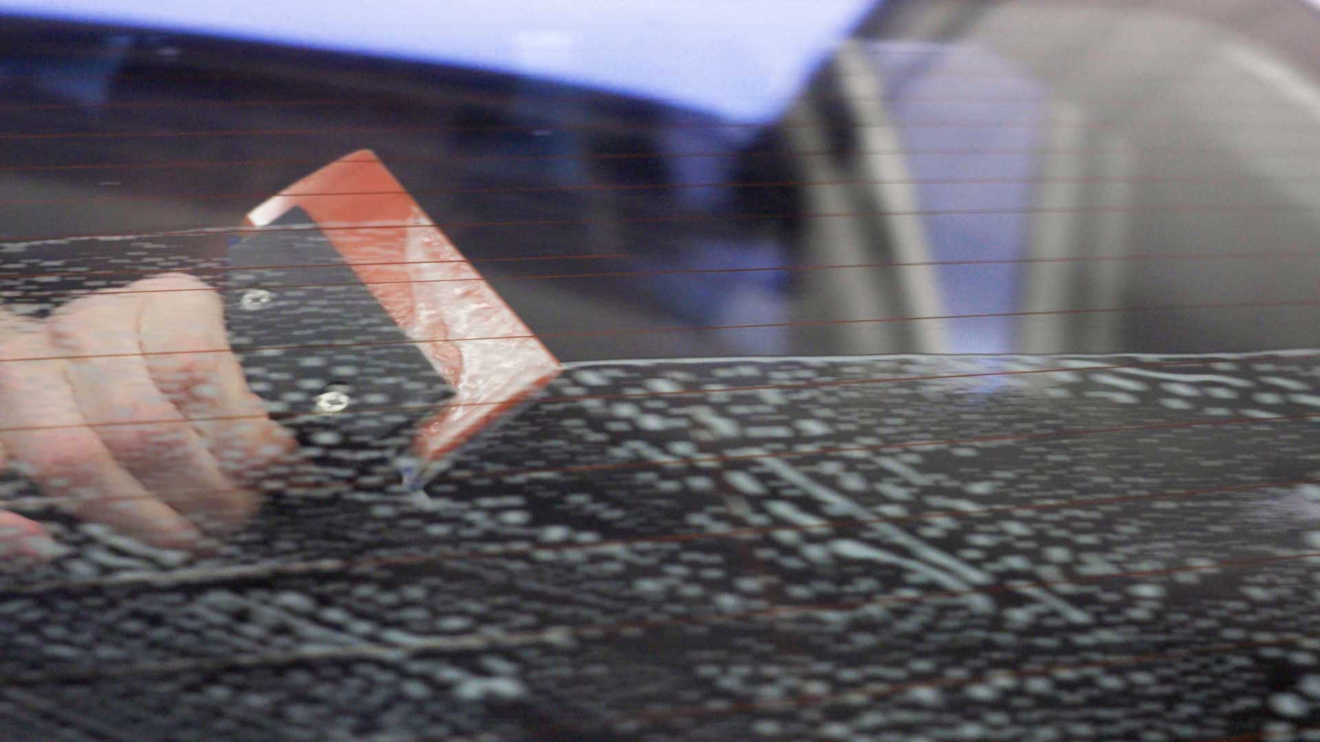 Expert Automotive Window Tinting preparation in Addison