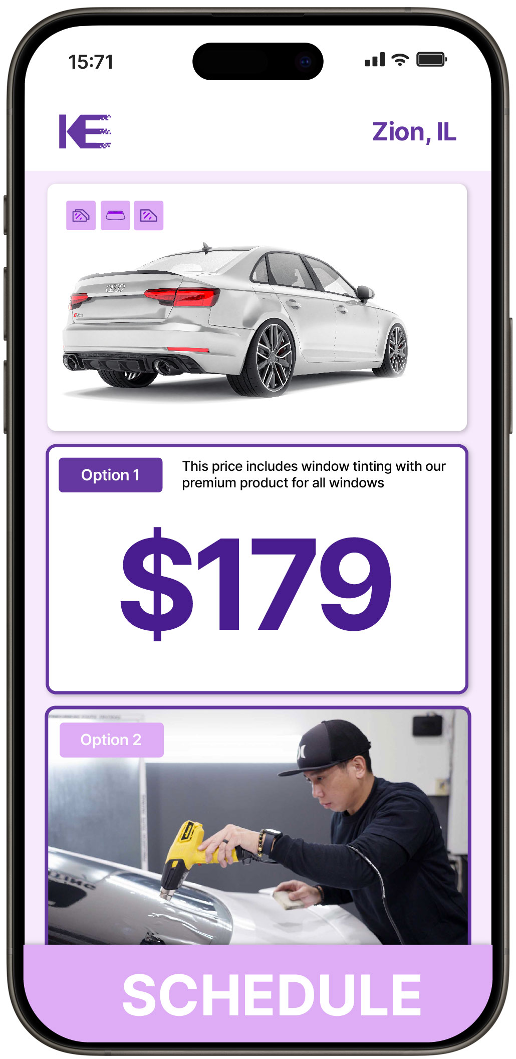 Car Window Tinting Zion | Professional Tinting from $139