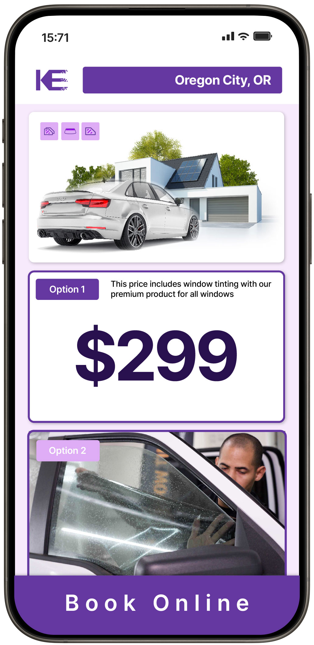 View Affordable Tesla Window Tinting Rates in Coos Bay, Oregon