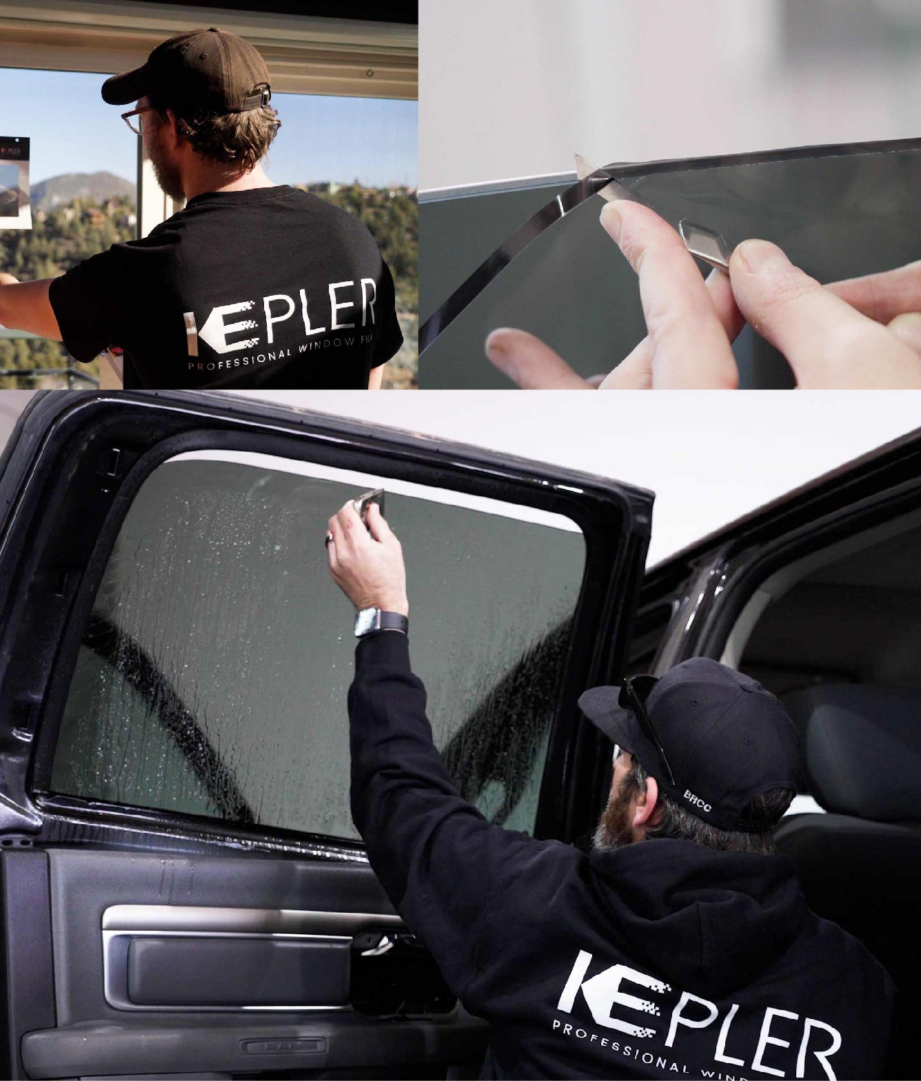Kepler Window Tinting Specialists at Work in Wilsonville, Oregon