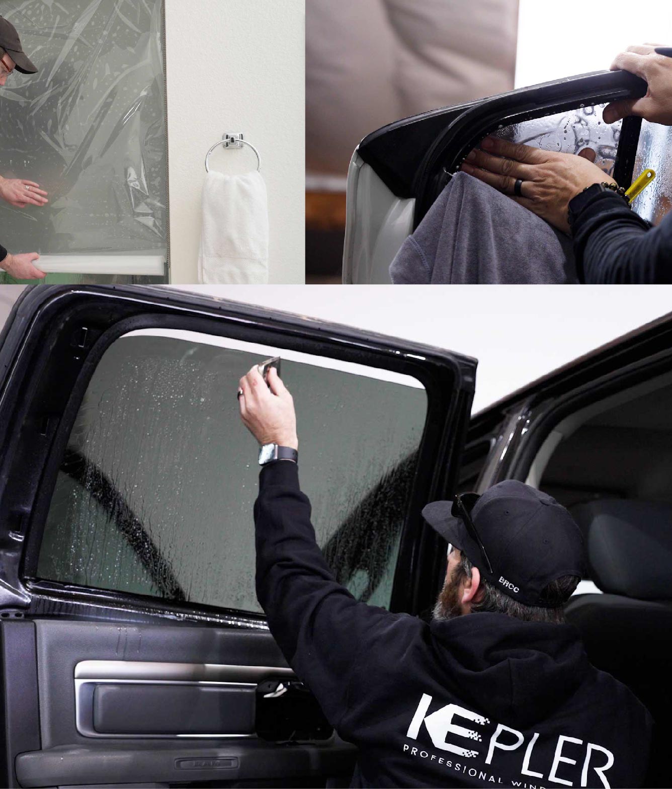 Kepler Window Tinting Specialists at Work in Sherwood, Oregon