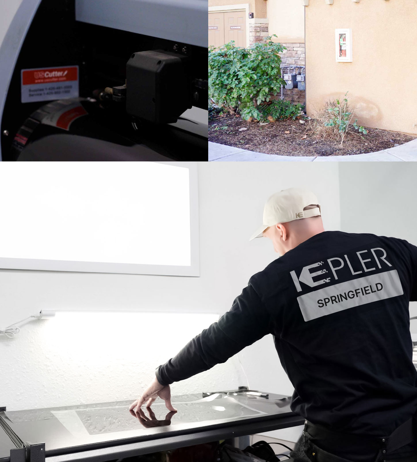 Window Tinting Specialist Cutting Film in Springfield, Oregon